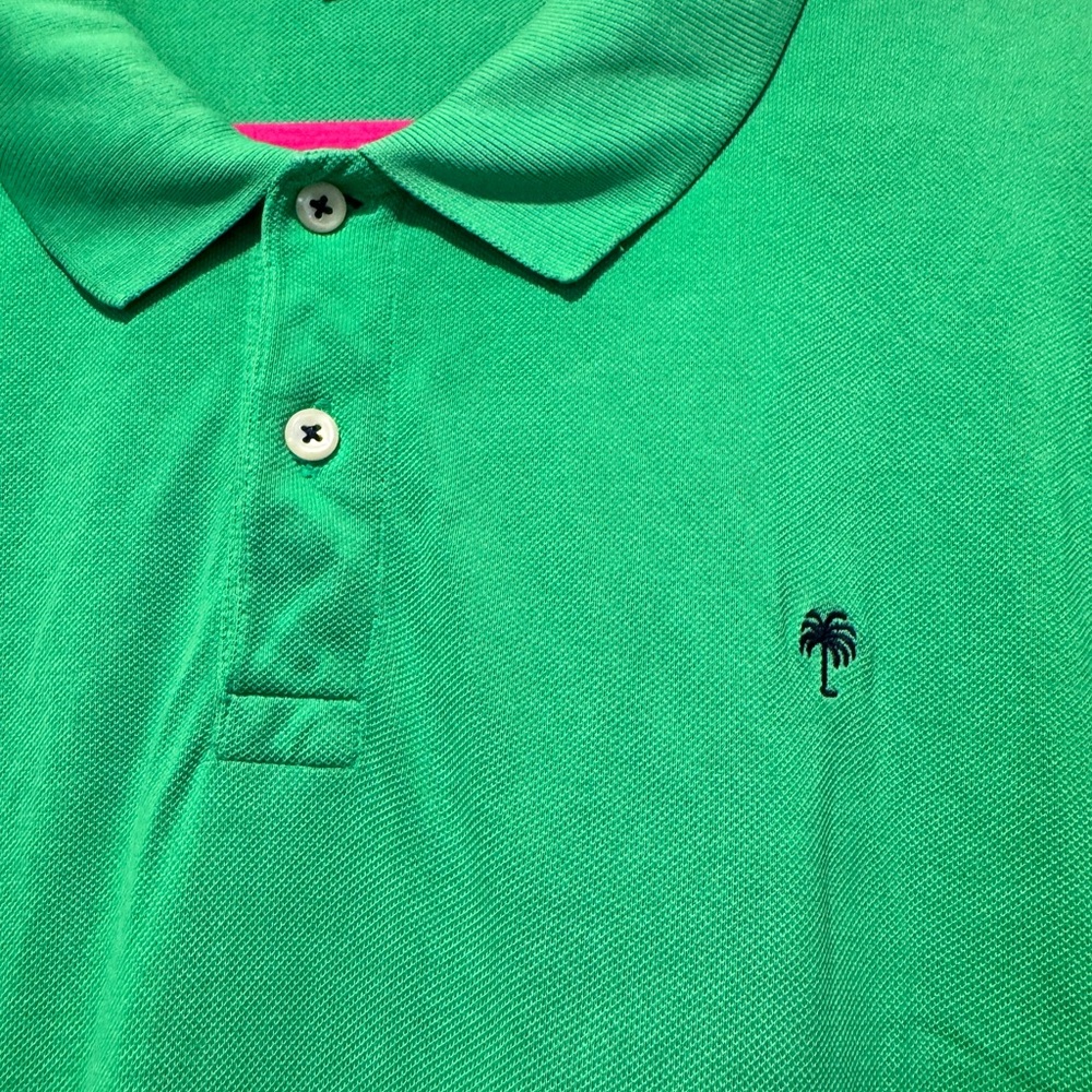 Lilly Pulitzer-Bia Palm Beach Green Polo Shirt